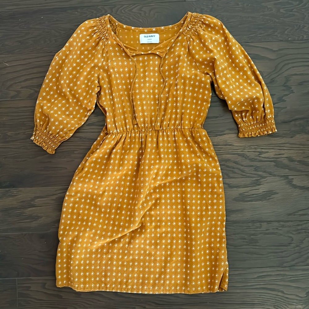 Girls sleeved shirt dress from Old Navy